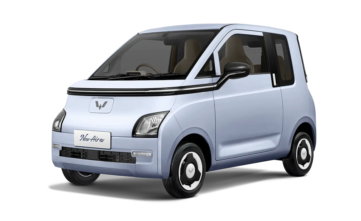 Wuling Air EV biru, mobil listrik kota dengan pajak tahunan ringan