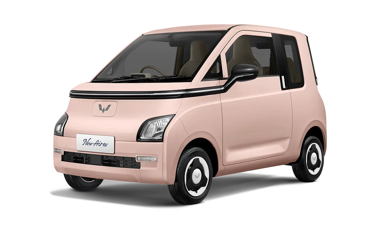 Wuling New Air EV Lite warna pink, gambaran harga OTR dan cicilan di Jabodetabek