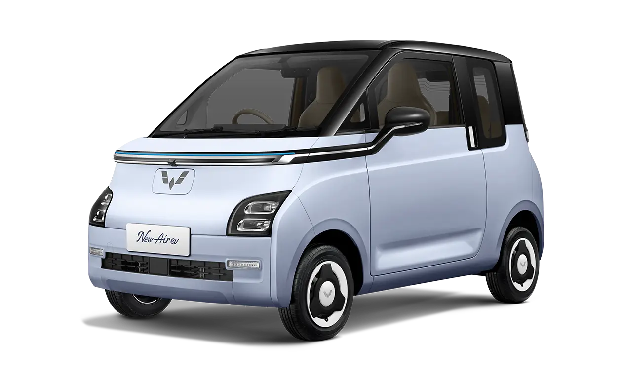Wuling New Air EV warna biru, mobil listrik kota untuk harian Jabodetabek
