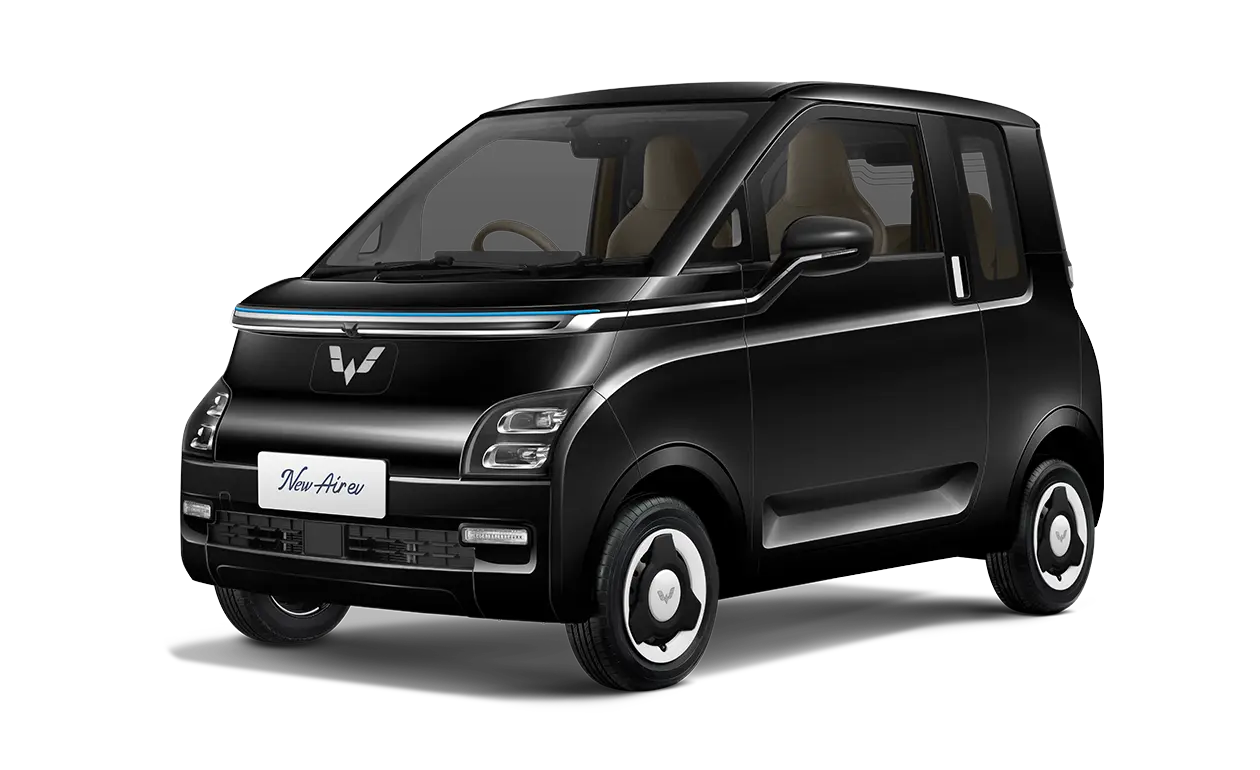 Wuling New Air EV Pro warna hitam, perbandingan varian Lite dan Pro
