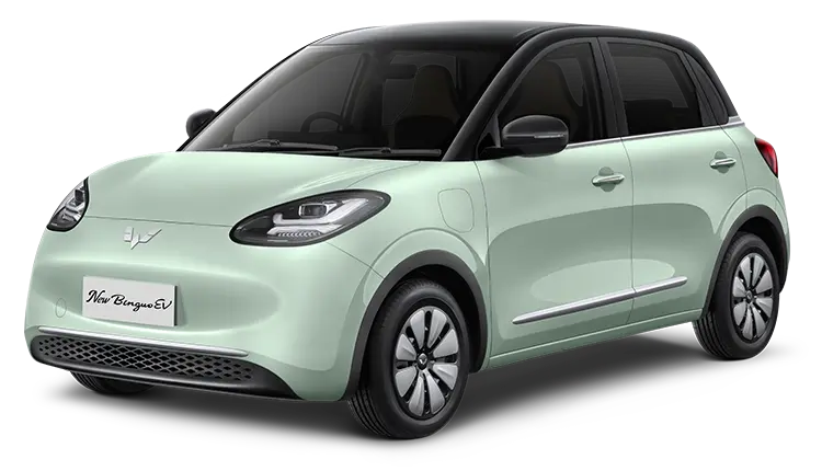 Wuling New Binguo EV warna hijau, ilustrasi biaya mengisi daya mobil listrik