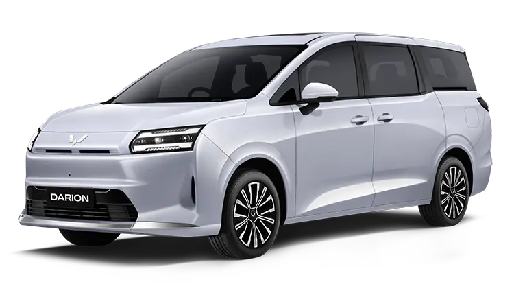 Wuling Darion putih, MPV premium dengan pilihan EV dan PHEV
