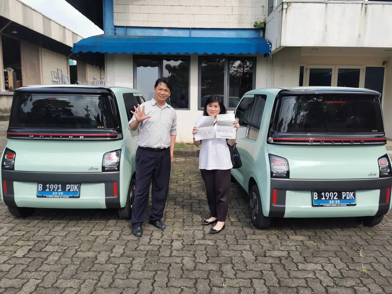 Serah Terima Wuling Air EV - Tangerang