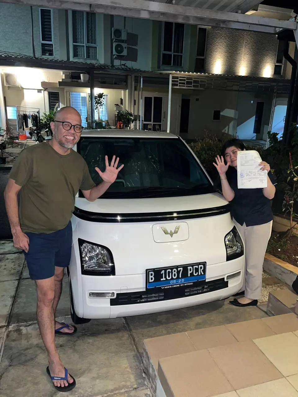 Serah Terima Wuling Cloud EV - Tangerang