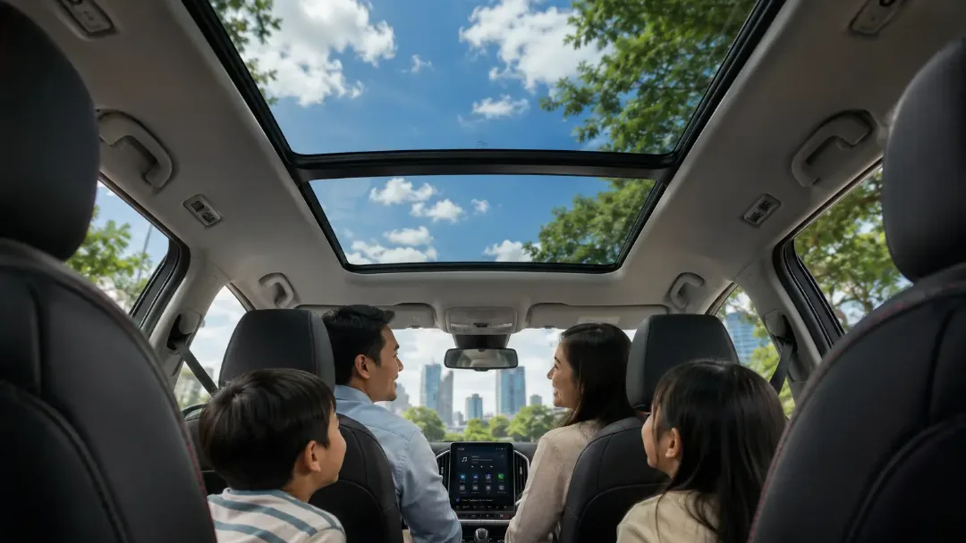 Interior dan fitur Wuling New Almaz RS: kabin 7 kursi, ADAS, panoramic sunroof