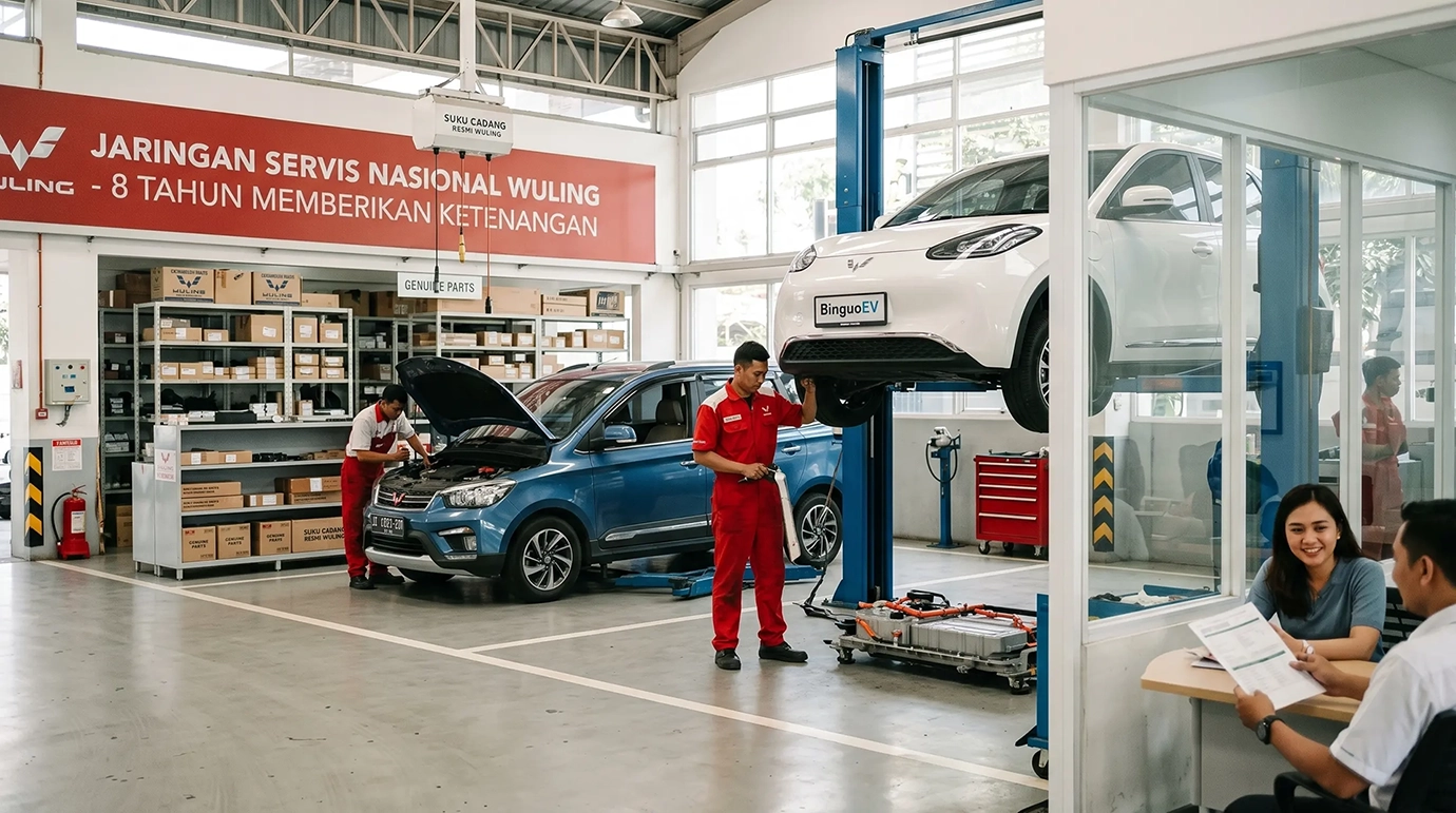 Biaya servis dan perawatan Wuling Air EV yang murah dan sederhana