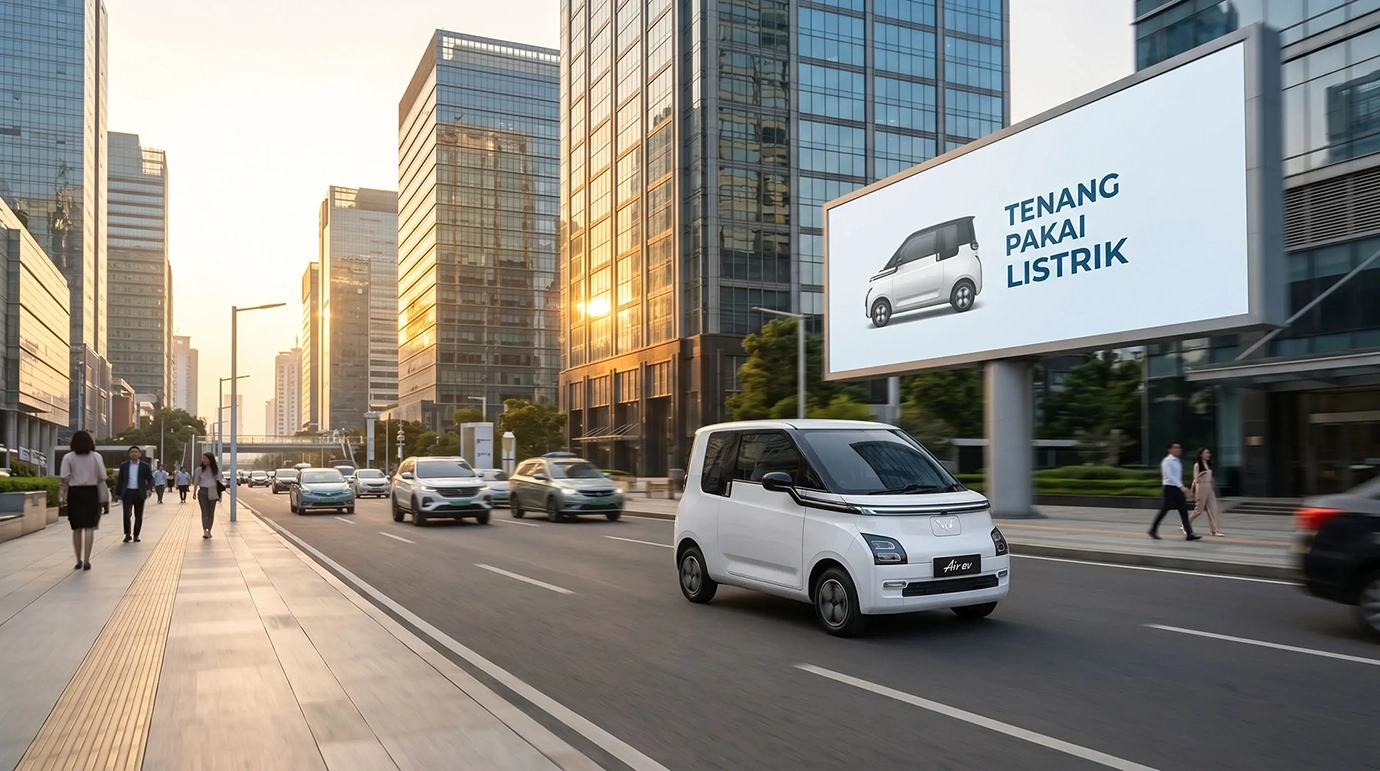 Wuling Air EV mobil listrik kota yang hemat untuk pemakaian harian