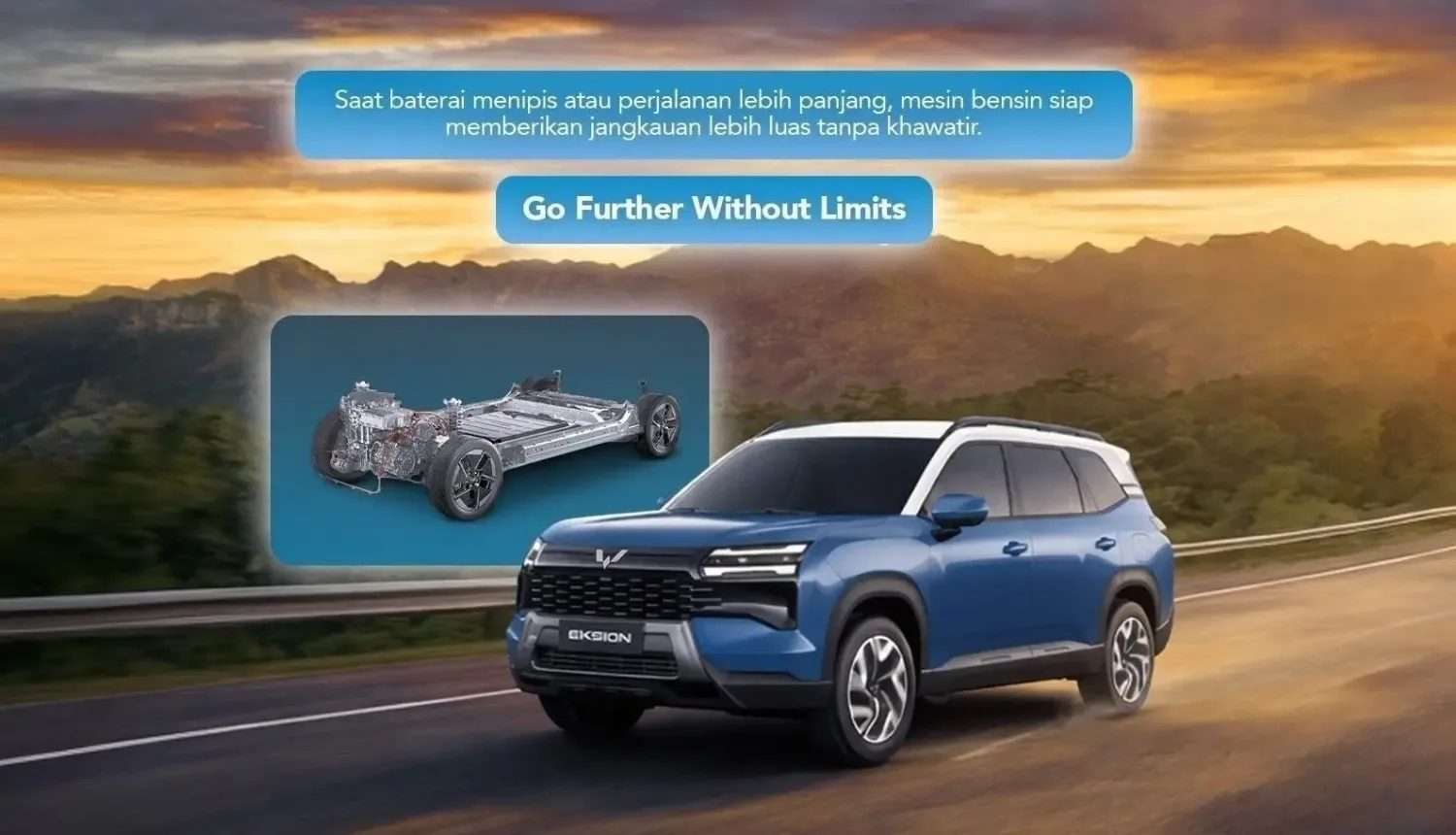 Wuling Darion dan Eksion PHEV, bebas memilih energi sesuai kebutuhan