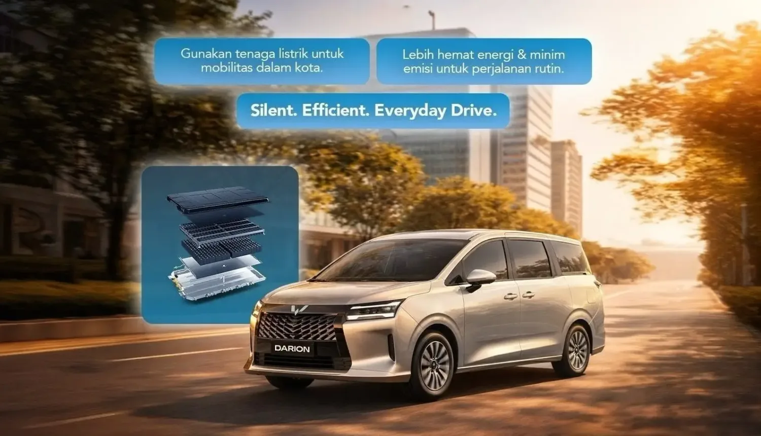 Wuling Eksion PHEV untuk jangkauan lebih jauh tanpa khawatir