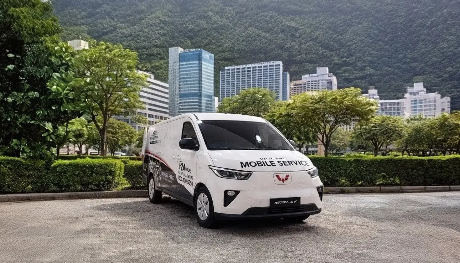 Wuling Mitra EV Mobile Service untuk layanan keliling