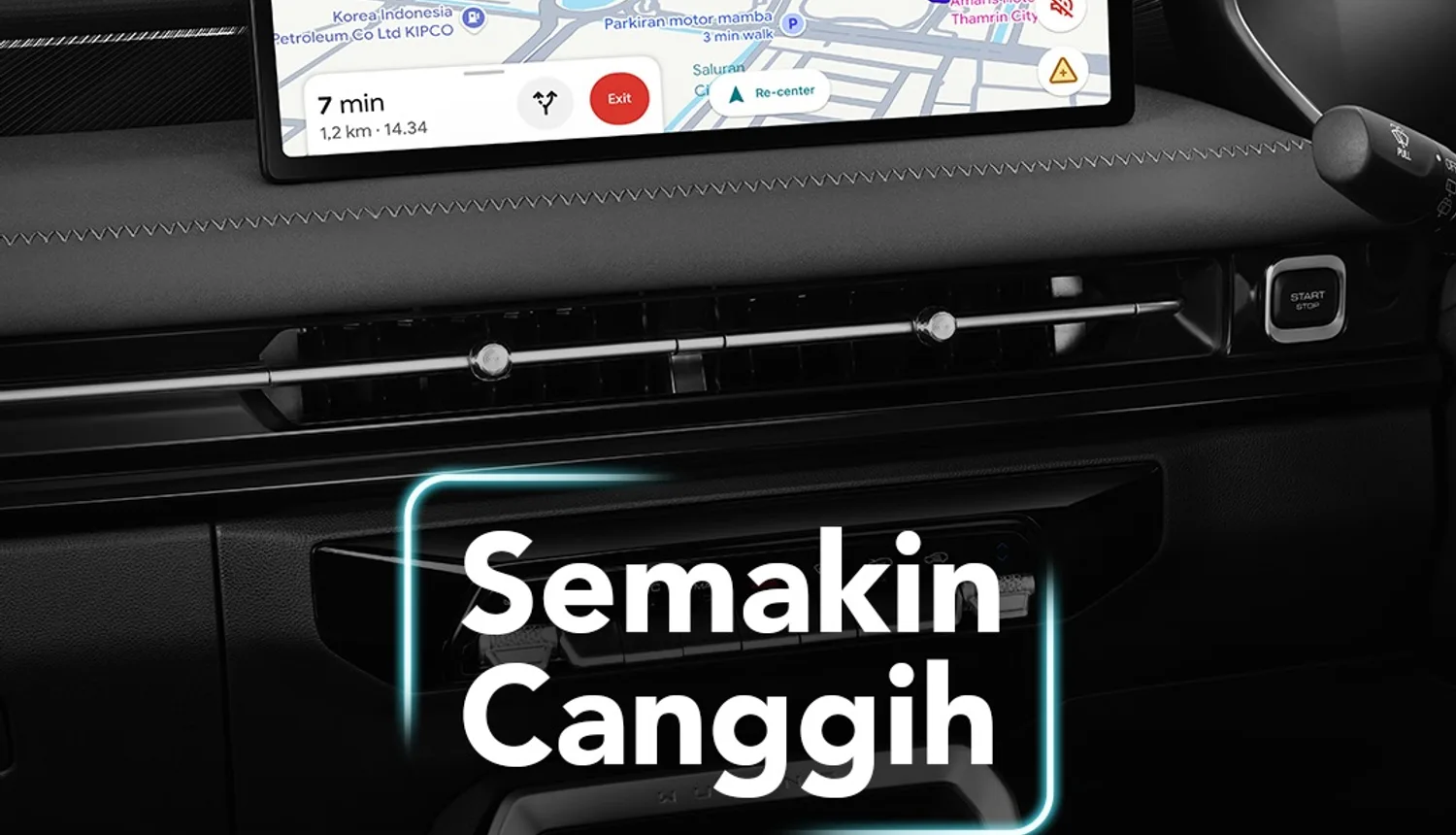 Head unit 10,25 inci New Alvez yang terhubung ke ponsel